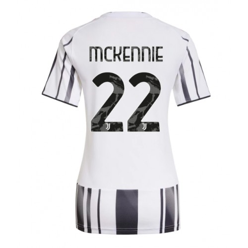 Juventus Weston McKennie #22 Hjemmebanetrøje Dame 2025-26 Kort ærmer Juventus Weston McKennie #22 Hjemmebanetrøje Dame 2025-26 Kort ærmer